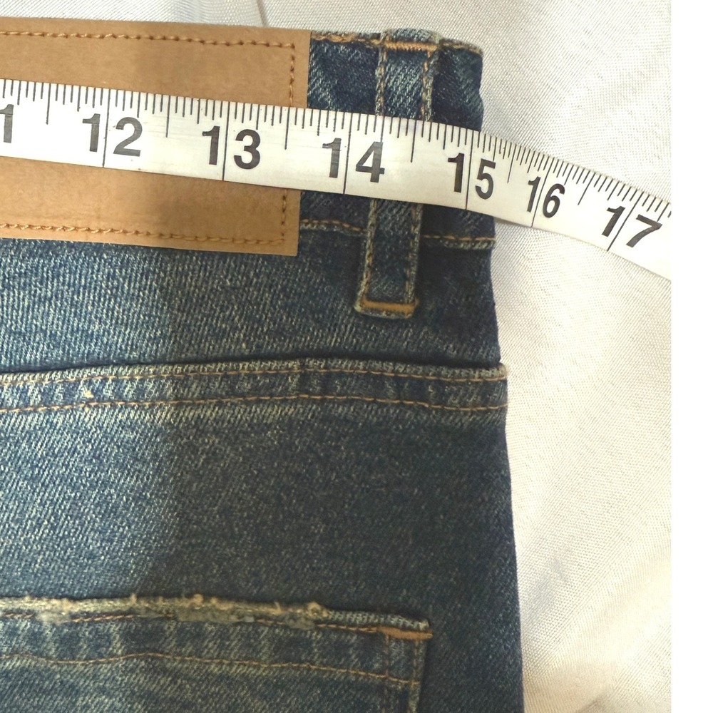 NWT The Kooples Stud-Embellished‎ Denim Jeans Women's Size 38 Distressed - Picture 5 of 12